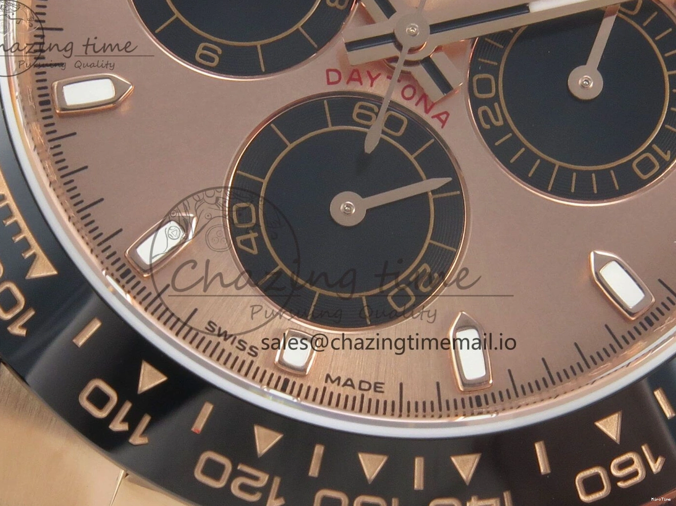 MiroTime 1228 UrbanChic Daytona 116515 QF 1:1 Best Edition RG Black Dial on Oysterflex Strap SH4130 V11（Gain Weight） 158